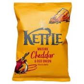 KETTLE CHED/RED ON.PAT.CIPS 130G.  Ünimar Süpermarket