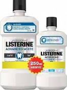 LISTERINE ADVANCE WHITE 500ML+250ML  Ünimar Süpermarket