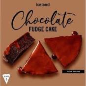 ICELAND CHOCO.FUDGE CAKE 450GR  Ünimar Süpermarket